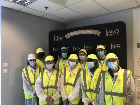 Les auditeurs du MS ALISéE en visite des Grands Moulins de Paris à Gennevilliers
